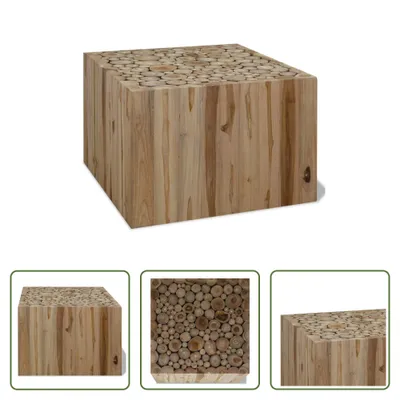 Obrázek produktu pro The Living Store Couchtisch Echtholz 50 x 50 x 35 cm