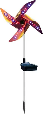 Image de Éolienne solaire décorative pour l'extérieur