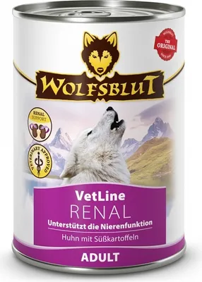 Produktbild von Wolfsblut Dose VetLine Renal 395g