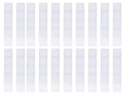 Obrázek produktu pro 50 kusů NFC-RFID samolepících štítků 13,56 MHz, 504 bajtů, opakovaně zapisovatelná vysokofrekvenční IC UID etiketa, průměr 25 mm (1 palec)