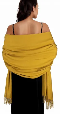 Immagine prodotto di SWAT PANY: Stola elegante da donna in pashmina, ideale per abiti da sera e per l'inverno