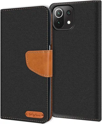 Obrázek produktu pro Pouzdro na mobilní telefon Xiaomi Mi 11 Lite 4G / 5G Case Wallet Flip Case Protective Cover Fabric Cover