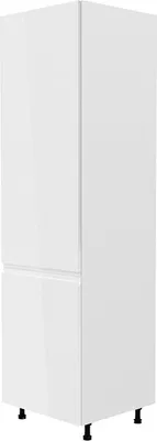 Obrázek produktu pro Kondela Potravinová skříň Aurora D60R L - bílá / bílý lesk