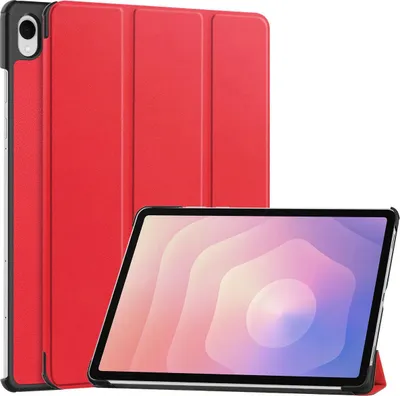 Produktbild von Schutzhülle für Galaxy Tab S11, Bizon Case Tab Croc, Rot