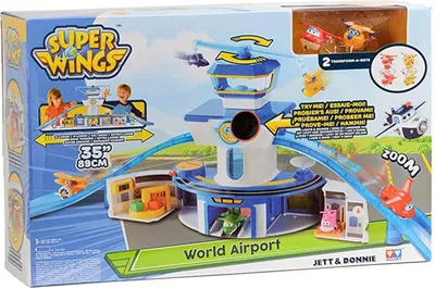 Produktbild von Super Wings World Airport, Flughafen & Flugzeug, 4 Jahr(e), AAA, Mehrfarbig