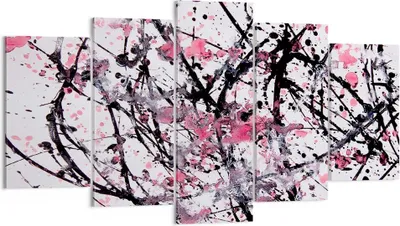 Produktbild von Bild auf Leinwand - Leinwandbild - Abstraktion modern - 160x85cm - Wand Bild - Wanddeko - Leinwanddruck - Bilder - Kunstdruck - Wanddekoration - Leinwand bilder - Wandkunst - EA160x85-3891