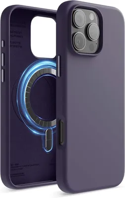 Image de Elago Silicone Case MagSafe pour iPhone 16 Pro Max Deep Purple