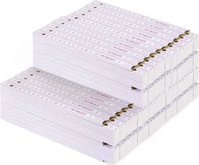 Obrázek produktu pro Metrie | Block-52 skládací metr, bílý, 2 m | 50 ks