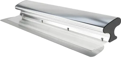 Produktbild von Flächenspachtel 80 cm mit abgerundeter 0,5 mm Klinge, leicht, eloxiertes Aluminium, Edelstahl