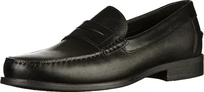Produktbild von GEOX Slipper NEW DAMON, Glattleder, Schwarz, Herren