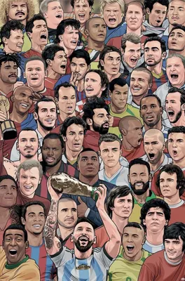 Produktbild von Poster Legends Footballs Greatest 61x91.5cm