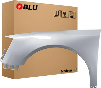 Zdjęcie produktu dla BLU Błotnik Premium pasujący do VW Volkswagen Passat B6 LA7W Lewy Srebrny ReflexSilber | 2005-2010 | Przedni Przód | Lakierowany | Gotowy do montażu | Ocynk