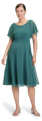 Produktbild von Vera Mont Damen Cocktailkleid Kurzarm 42, Dark Emerald