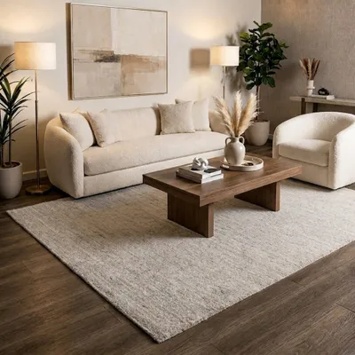 Produktbild von Volero - Berberteppich - Aicha Grau - 160x230 cm - Wohnzimmer, Esszimmer, Schlafzimmer - Klassik, Ländlich, Modern, Skandinavisch