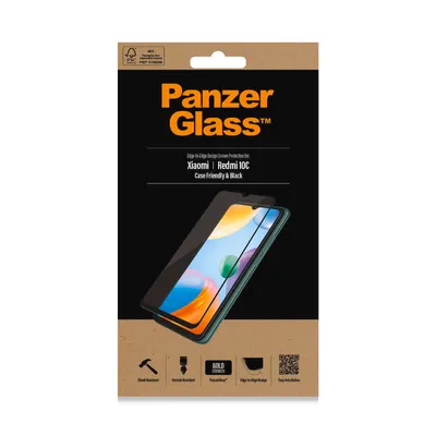 Zdjęcie produktu dla PanzerGlass ® Screen Protector Xiaomi Redmi 12C | 10C, Xiaomi, Xiaomi - Redmi 10C, Xiaomi - Redmi 12C, Aplikacja na sucho, Odporny na zadrapania, Odporny na wstrząsy, Przezroczysty, 1 szt.