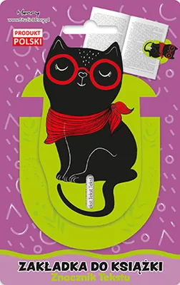 Immagine prodotto di Segnalibro con gatto con gli occhiali