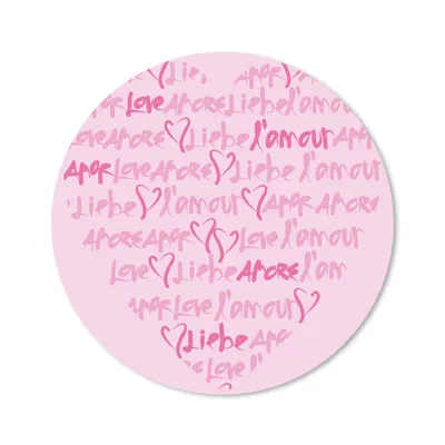 Produktbild von MuchoWow® Mauspad Mousepad Valentinstag - Liebe 20x20 cm - Mousepads - Maus Mat - Pad - Mausunterlage - Schreibtischmatte