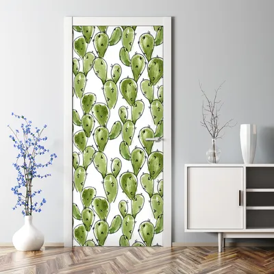 Produktbild von Dekorative Tür Wandaufkleber Wandtattoo selbstklebend dekoration Farbnegative Blumen 70 x 200 cm