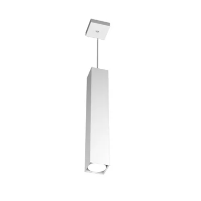 Obrázek produktu pro Závěsné moderní kovové desky bílé 1 světlo Gx53 50Cm