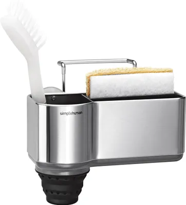 Produktbild von simplehuman Waschbecken Caddy, gebürsteter Edelstahl - 3,22x3,22x49 cm; KT1116