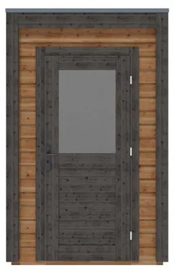 Immagine prodotto di Casetta da giardino in legno Veya 1.59x1.59 m - 2.53 m2 - 28 mm - impregnata