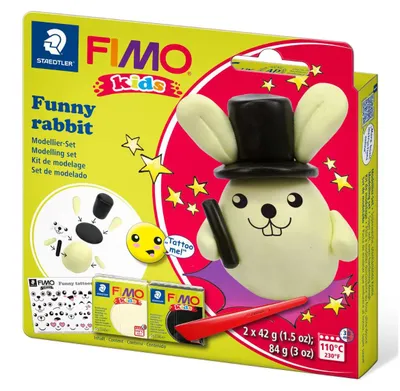 Obrázek produktu pro STAEDTLER® 8035 20dílná sada modelovací hmoty Fimo kids fk rabbit