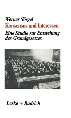 Obrázek produktu pro Konsensus und Interessen