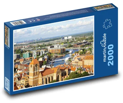 Obrázek produktu pro Puzzle 2000 Malebný Pohled na Gdaňsk - martinpuzzle