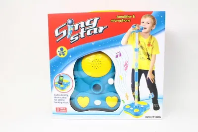 Produktbild von Standmikrofon blau HT168A 10482