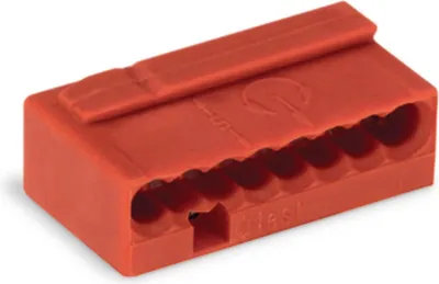 Image de Borne de connexion Wago MICRO 8 pôles max. 0,8 mm², rouge, paquet de 50 pièces.