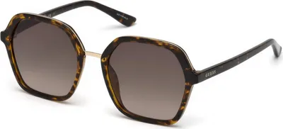 Produktbild von Guess Gu7557 Damen-sonnenbrille Braun 54 Mann Braun 54