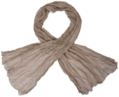 Produktbild von Crinkle Schal Offen Grau