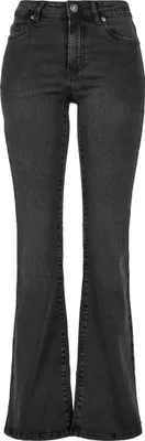 Produktbild von Urban Classics Ladies - High Waist Flared Denim Jeans - W29