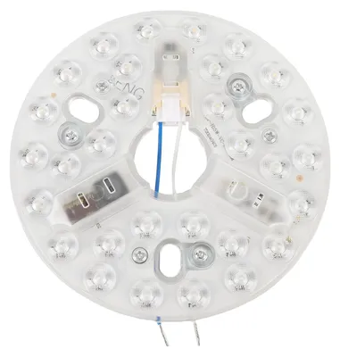 Zdjęcie produktu dla 5,3-calowy zamiennik oświetlenia LED wentylatora sufitowego, 15 W, 3CCT, 3000 K, 4200 K, 6500 K, 3 temperatury barwowe, okrągły zestaw modernizacyjny