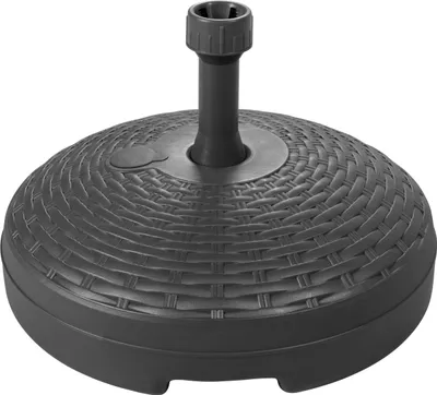 Obrázek produktu pro Plastový ratanový stojan na deštníky Doppler PVC plnitelný 20 l antracitový