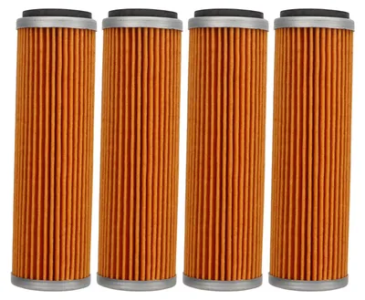 Image de Lot de 4 filtres à huile moteur à haut débit et étanches, filtres à carburant de rechange pour NC250, BRZ, X6S et X6M