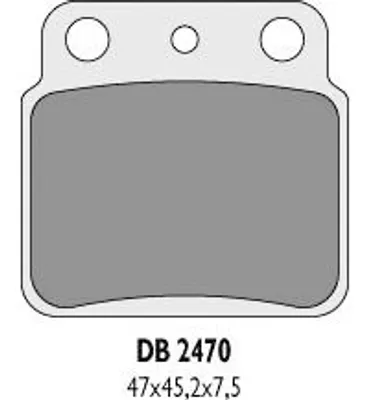 Immagine prodotto di Pastiglie Freno Kh137 Ltz400 / Ltr450 Posteriori - Sostituiscono Db2470Mx-D E Db2470Qd-D