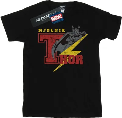 Immagine prodotto di Marvel - Maglietta "Mjolnir" da uomo BI43244 (4XL) (Nero)