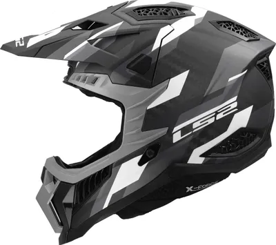Image de Casque de motocross LS2 MX703 X-Force Phantom, noir/gris, XL (61/62)