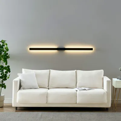 Produktbild von KOSILUM - Wandleuchte, Aluminium - Schwarz - Sambai