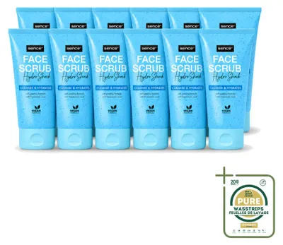 Productafbeelding van 12 x Sence Gelaatsschrob voor alle huidtypes - 150 ml - Verpakking met 12 stuks