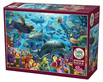 Produktbild von COBBLE HILL Korallenmeer Puzzle 2000 Teile
