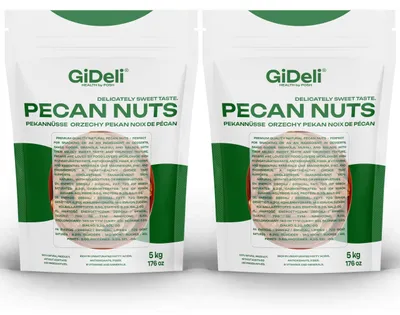 Immagine prodotto di Noci pecan 10 kg, non salate, naturali, intere, crude, adatte per la preparazione di dolci, snack, marca GiDeli