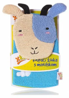 Obrázok produktu pre XKKO Rukavica na kúpanie s bábkou - Ovečka