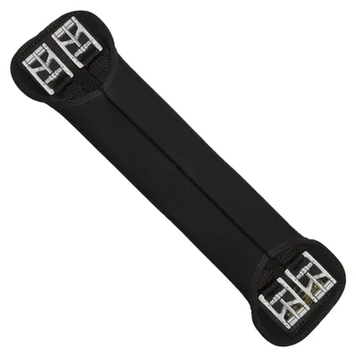 Produktbild von Kieffer Sattelgurt KIEFFERPRENLINE, Farbe:schwarz, Größe:55 cm-m.großen Rollschn.u.Elastomerband