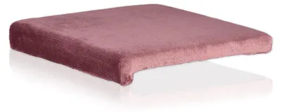 Klemmkissen mit 1 Leiste Kissen Sitzpolster weich Samtbezug berry