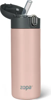 Obrázek produktu pro ZOPA Termoska na tekutiny s brčkem 400 ml, Candy pink