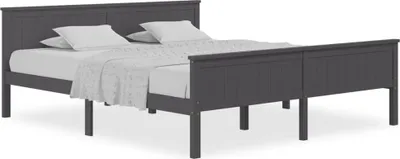 Obrázek produktu pro vidaXL Postel z masivu šedá borovice 200x200 cm