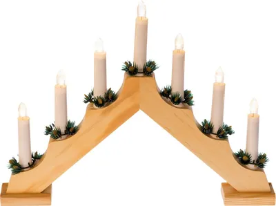 Productafbeelding van Adventslichtslinger / Adventsboog / Lichtboog / met 7 LED-lampjes