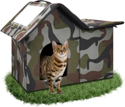 Immagine prodotto di Cuccia per gatti, da esterno, impermeabile, pieghevole, per il giardino